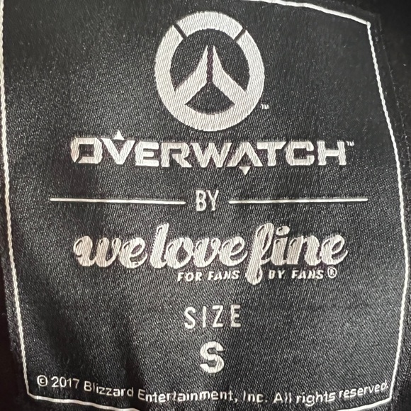 Overwatch Logo Midi Semi Sheer Dress Size Small - Picture 4 of 7